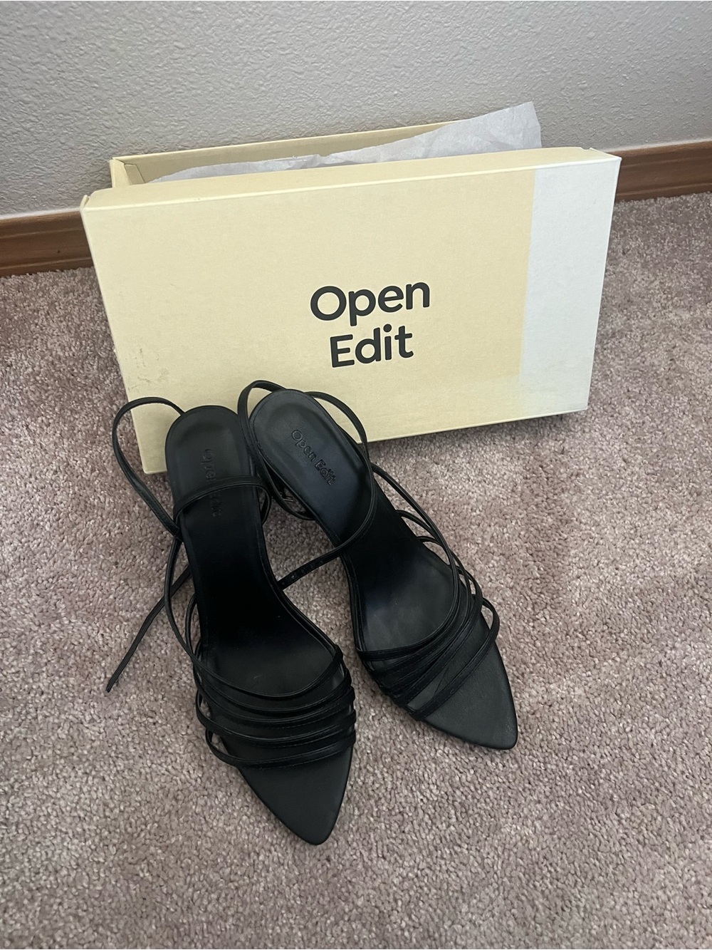 Open Edit Pointed Toe Heels